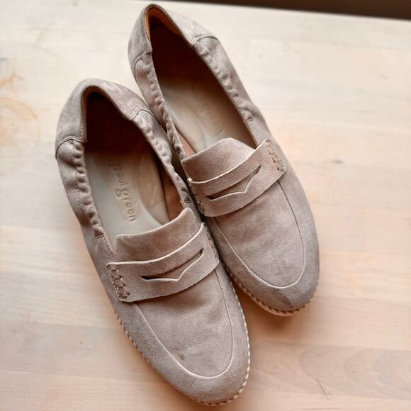 Paul Green Sally Penny Loafer in Cachemire Suede Metallic Size US 8 / AT5.5 - Picture 3 of 14